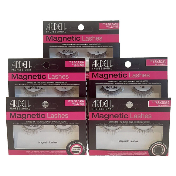 Ardell Professional Magnetic Lashes Accent 110 Tapered Tips Pre-Curved 5 Pairs - Picture 1 of 3